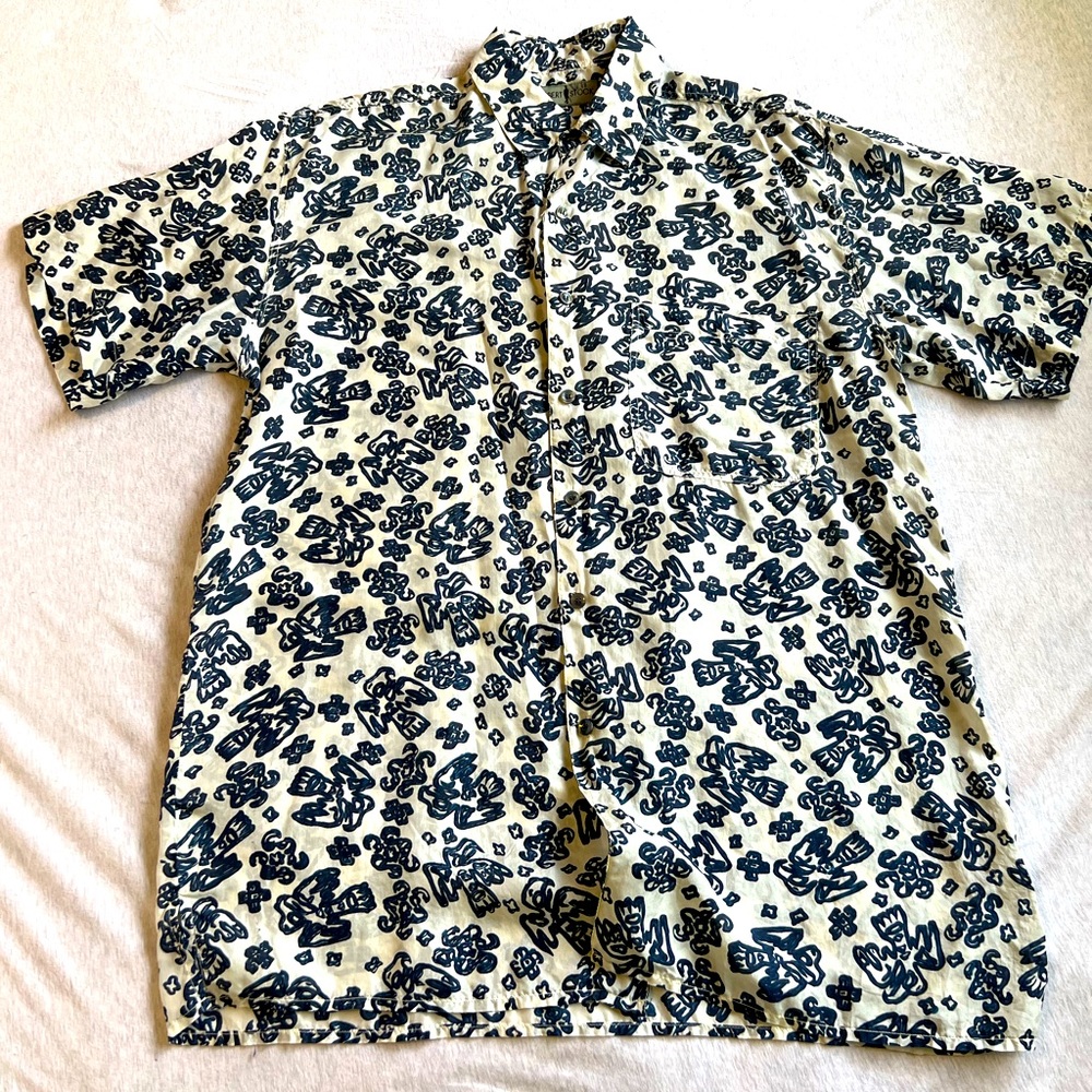 Hawaiian shirt 100% silk